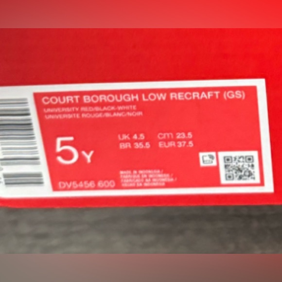 🆕Nike 5y COURT BOROUGH LOW RECRAFT (GS) - Picture 3 of 3